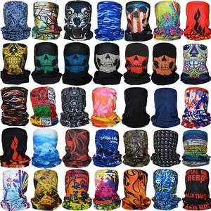 Multifunktionstuch Schlauchschal Halstuch Mund-Nase Maske Motorrad Fahrrad Biker - Bild 1 von 191