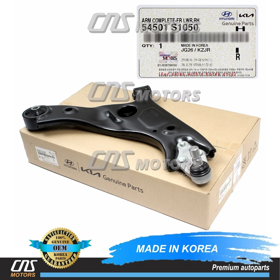 ⭐GENUINE⭐ Front Control Arm PASSENGER for 2019-2020 Hyundai Santa Fe 54501S1050 Foto 1 de 4