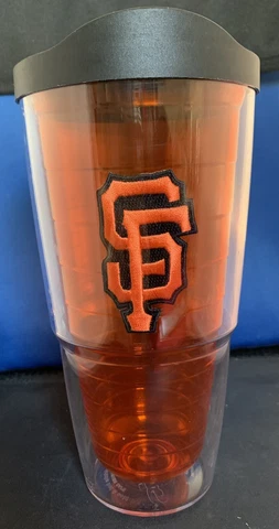 Tervis Tumbler San Francisco SF Giants Baseball MLB w/ Lid 24 oz Orange Cover