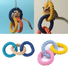 Swing Toy Hamster Toy Climbing Rope Toys Hanging Sugar Glider Cage Accessories