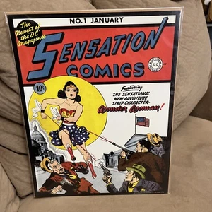 Wonder Woman #1 1942 Vintage DC Comics Series 11"x14" Poster Print - Picture 1 of 1