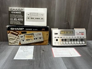 Sharp Elsimate EL-670 Musical Calculator - Mint Condition & Fully Working - NOS - Picture 1 of 13