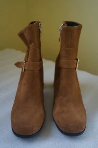 CafeNoir Vera Pelle Damen Größe: 7 (37) Wildleder Stiefeletten mit Schnalle - Bild 1 von 9