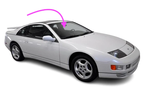 ビンテージ 海外ガラス Windshield Auto Glass for Nissan 300ZX for