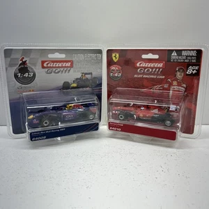 Carrera Go!!! Bundle Of 2 Electric Toy Cars Infinity 64009 - Ferrari 64010 NEW - Picture 1 of 7