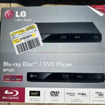Factory Sealed LG Blu-ray Disc Bp125 External HHD Playback 1080p Blu-ray - Image 1 of 4