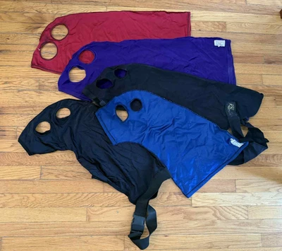 QUALITÄT - Lycra Miniatur Pferd Sleezie Kapuze Menge FÜNF - Medium - KEINE RESERVIERUNG! - Bild 1 von 4