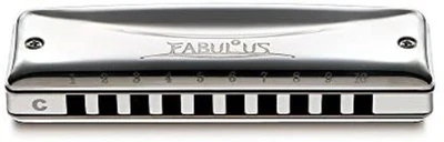 SUZUKI F-20E C Fabulous Series 10 hole Diatonic Equal Temperament Harmonica F/S - Image 1 of 4