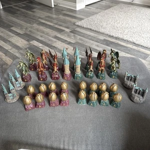 Deagostini - Harry Potter - Wizard / Dragon Chess Set - Complete - Picture 1 of 13