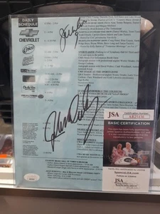 John Daly/Jim McMahom Autographed Promo JSA CERT - Picture 1 of 5