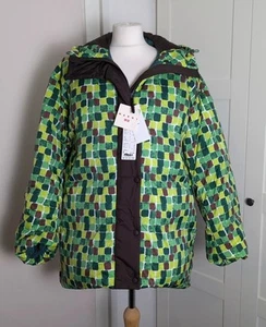 UNIQLO x MARNI Oversized Down Green Puffer Coat size S New RRP179 - Picture 1 of 10