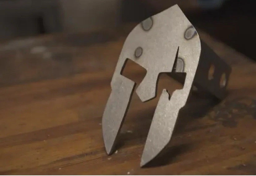 Spartan Raw/Unfinished - Trailer Hitch Cover fits 2” receivers - Image 1 of 1