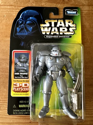 Figura de acción Hasbro Kenner EU • DARK TROOPER 1998 de colección Star Wars • Nueva en caja Foto 1 de 2