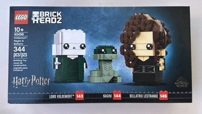 LEGO BRICKHEADZ: Voldemort, Nagini y Bellatrix 40496 sellado retirado Foto 1 de 4