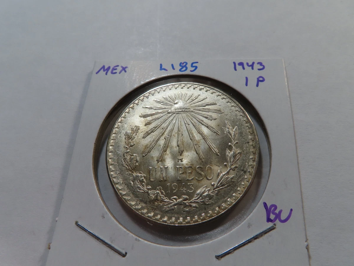 1 Peso 1943 Year Silver Mexican Coins (1905-Now) for sale | eBay