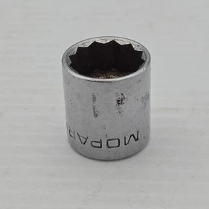 Enchufe cromado poco profundo Mopar 11/16" 12 puntos unidad de 3/8"  - Imagen 1 de 2