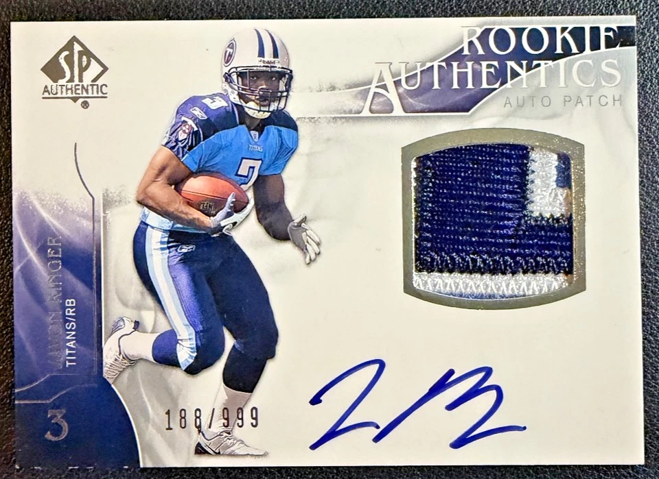 JAVON RINGER 2009 SP Authentic 3-Color Rookie Patch Autograph 188/999 - Image 1 of 2