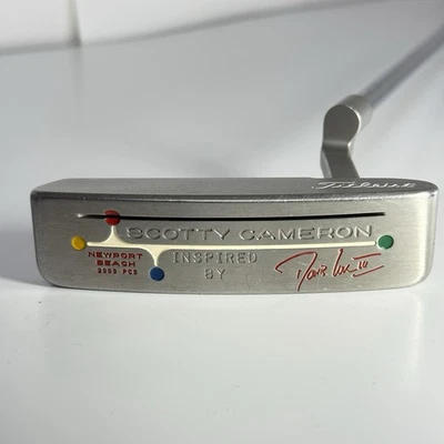 Scotty Cameron Inspired by Davis Love Studio Stainless NEWPORT BEACH 35" No H/C - Image 1 of 4