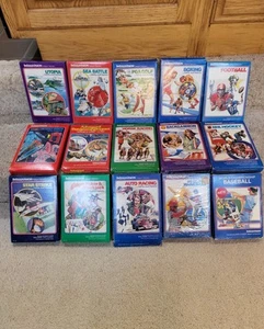 Intellivision 35 Game Lot Donkey Kong, Centipede, Blockade Runner, Pitfall + - Picture 1 of 8