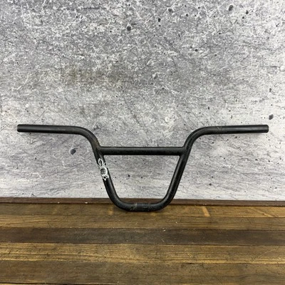 Mongoose BMX Handlebars Black Fleur De Lis 26" 8" Rise Freestyle Bike Old School - Image 1 of 4