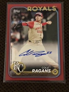 2024 Topps Cole Ragans All Star Auto Rosso /25 Royals SSP - Foto 1 di 2
