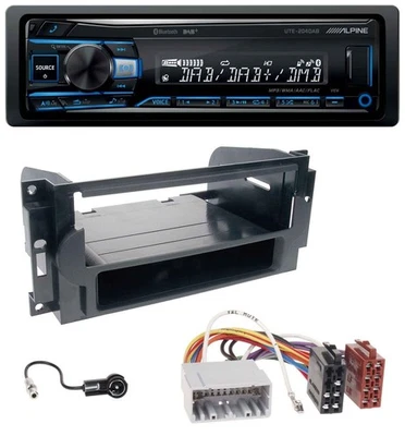 Alpine USB Bluetooth DAB MP3 Autoradio für Chrysler PT Cruiser 300C Dodge Jeep C - Bild 1 von 4