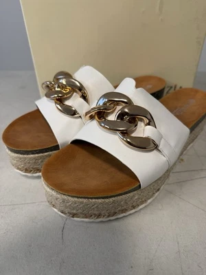 Spring Step Patricia Mangala- White Size 41 Platform Wedge - Image 1 of 4