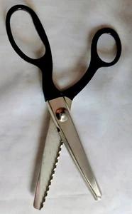 Gently Used Sta-Sharp Pinking Shears Scissors Tailor Dressmaker Sewing #S. OR - Picture 1 of 6