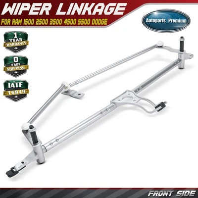 Front Wiper Linkage for Ram 1500 2500 3500 4500 5500 Dodge Ram 1500 Ram 2500 LHD - Image 1 of 4