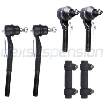 6 piezas para Chevrolet Blazer S10 GMC Jimmy 1995-2004 extremo de barra de amarre interior delantero Foto 1 de 4