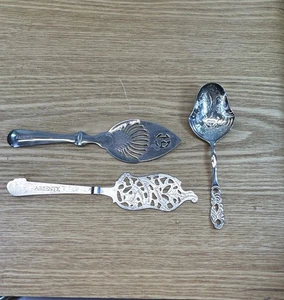 Vintage Lot Vintage Absinthe Bar Wear & Sweden Silver Plate Spoon - Picture 1 of 7