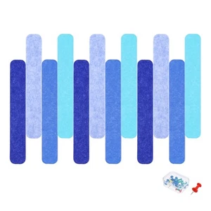Paneles acústicos con 15 pasadores (azul oscuro, azul cielo, azul claro) - Imagen 1 de 7