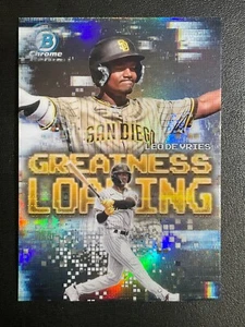 Leo De Vries 2025 Bowman Grandezza Caricamento Prospettive Scheda Cromata GL-12 - Foto 1 di 2
