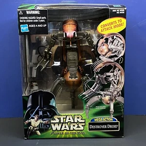 Star Wars Destroyer Droid Droideka Mega Action 8 Inch Power Of The Jedi MIB - Bild 1 von 4