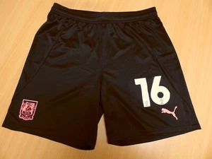 NORTHAMPTON TOWN FC | 16 | TERRY TAYLOR | PANTALONES CORTOS USADOS A JUEGO 2024/2025 | Talla L - Imagen 1 de 3