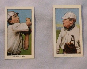 1988 CCC 1909-11 T206 Reprints Philadelphia A's Baseball Card Pick one