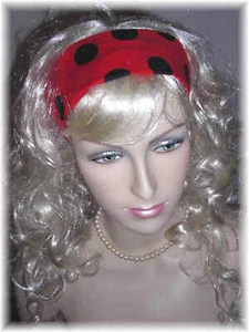 Cinta para el cabello puntos rojo-negro - Imagen 1 de 1
