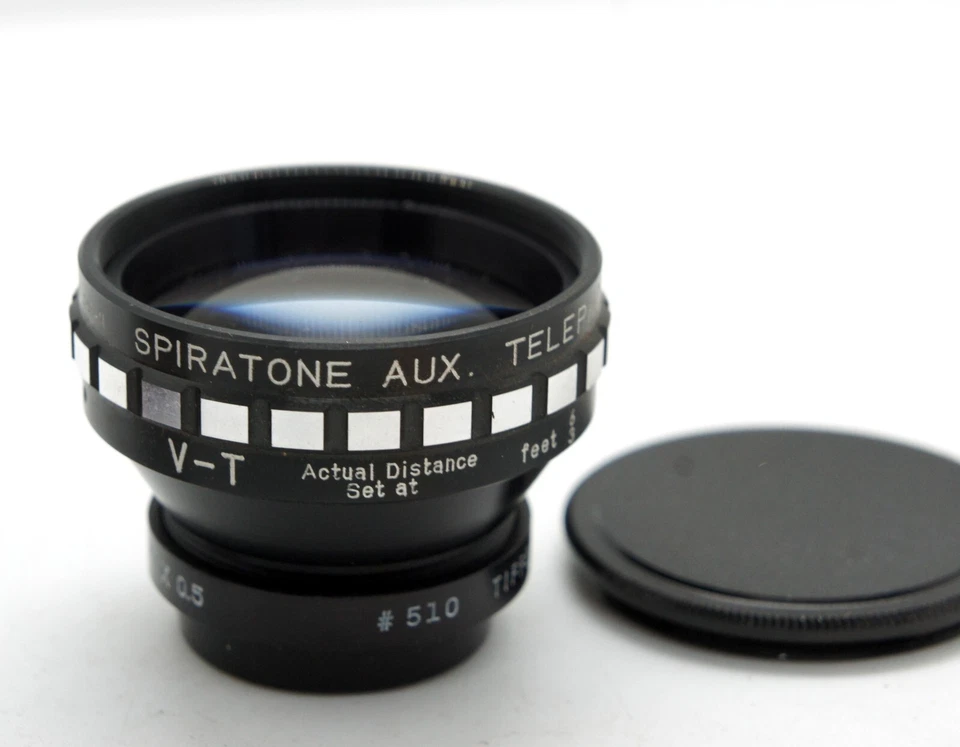Spiratone Aux. Wide Angle Lens Attach with #510 Tiffen Series # 5 Adapter Ring - Image 1 of 4