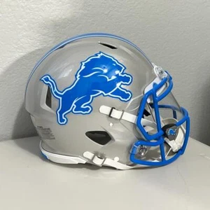 Detroit Lions 2024 Primary - Casco da calcio autentico full size con visiera - Foto 1 di 3