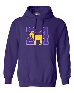 Kobe Los Angeles 24 GOAT Sports DT Sweatshirt Hoodie - Picture 1 of 10