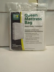 New! Queen Mattress Bag Heavy Duty Universal For Protection/Moving and Storage - Picture 1 of 3