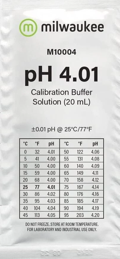 Milwaukee Buffer Solution pH 4.01 - Lot of 3 - Image 1 of 1