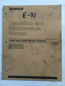 Caterpillar 140H and 160H Motor Graders Operation and Maintenance Manual - Bild 1 von 8