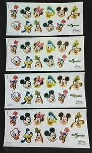 Disney My 5 Movie Club Stickers VTG ❤️Mickey Minnie Jiminy Donald Pluto Goofy❤️ - Picture 1 of 12