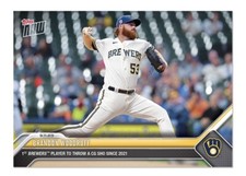 2023 Topps Now #853 Brandon Woodruff Milwaukee Brewers - PR432