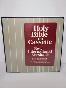 Holy Bible on Cassette New International Version New Testament 12 Cassettes - Picture 1 of 5