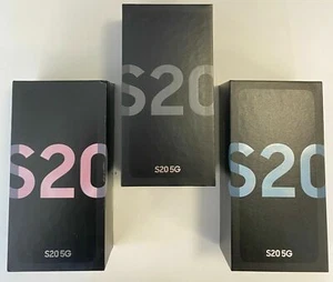 Genuine Samsung Galaxy S20 Ultra/FE S20+ 5G Empty Box - With/Without Accessories - Picture 1 of 16