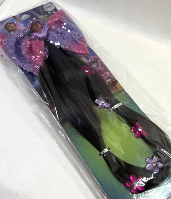 Disney Encanto Black Hair Braid Sparkly Bow Barrette Claire’s Exclusive NWT - Image 1 of 4