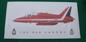 British Aerospace BAe Red Arrows Hawk 100 XX260 Bird Strike Jet Sticker Aufkleber - Bild 1 von 2