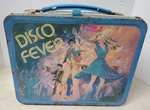 Disco Fever Metal Lunchbox. Vintage. 1980 King Seeley Thermos Co. Dancing - Picture 1 of 10